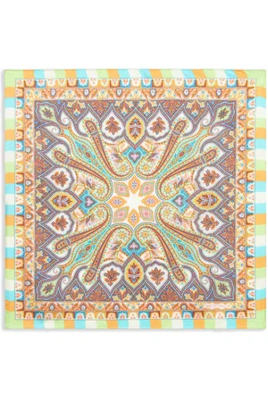 Etro Einstecktuch mit Blumen-Print