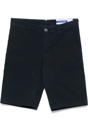 Jacob Cohen Chino-Shorts mit Logo-Schild