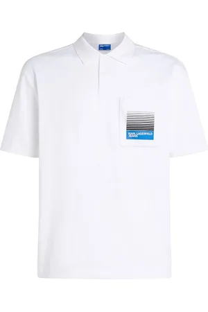 Karl Lagerfeld Poloshirt mit Logo-Print