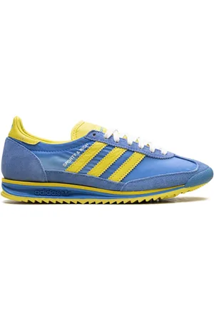 adidas X Sporty & Rich SL 72 Sweden Pack - Blue/Yellow/Cloud White Sneakers