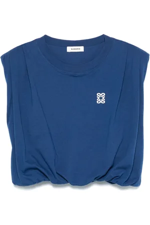 Sandro Drapiertes T-Shirt