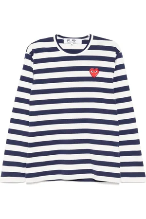 Comme des Garçons Gestreiftes T-Shirt