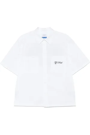 OFF-WHITE Hemd mit Logo-Stickerei
