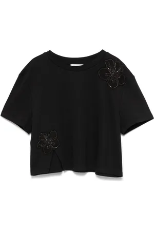 Sandro T-Shirt mit Strassverzierung