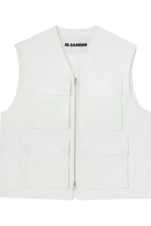 Jil Sander Cargo-Weste mit Reißverschluss