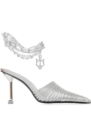 Naked Wolfe Chromed Pumps