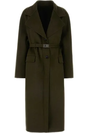 Salvatore Ferragamo Olive Green Mantel