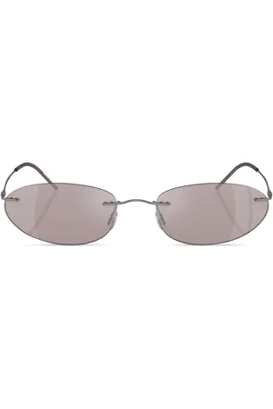 Giorgio Armani Sonnenbrille mit ovalem Gestell