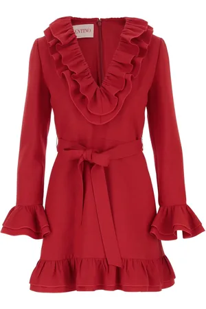 VALENTINO GARAVANI Crepe Couture Kleid