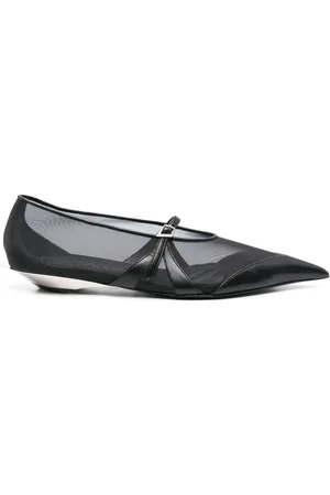 MUGLER Ballerinas aus Mesh