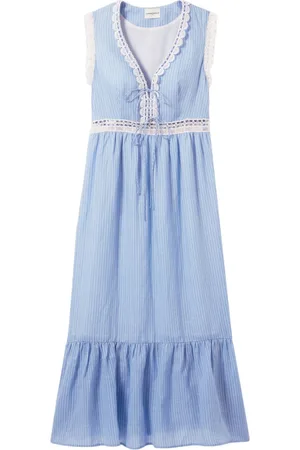 Claudie Pierlot Kleid mit bestickten Borten