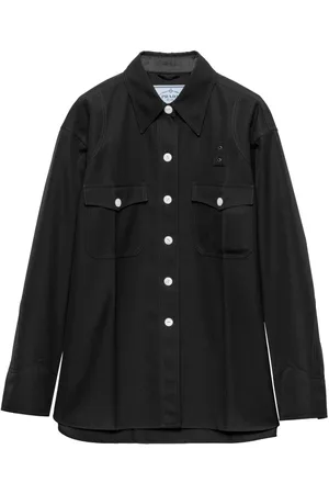 Prada Gabardine-Mantel aus Wolle