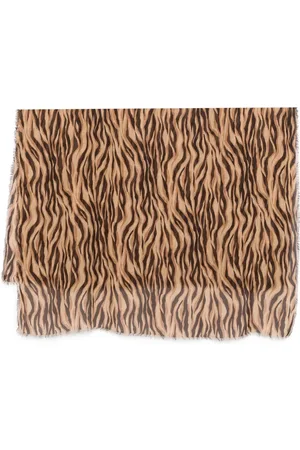 Saint Laurent Schal mit Tiger-Print