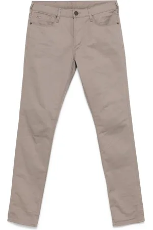 Emporio Armani Slim-Fit-Jeans mit Logo-Schild