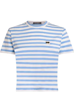 Karl Lagerfeld Gestreiftes Ikon T-Shirt