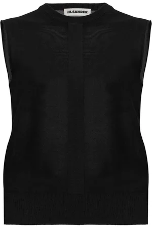 Jil Sander Oberteil mit Rundhalsausschnitt