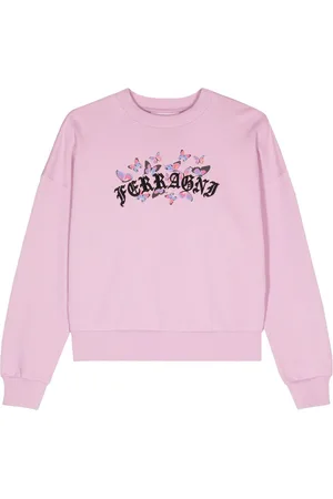 Chiara Ferragni Schmetterling-Sweatshirt mit Logo-Stickerei