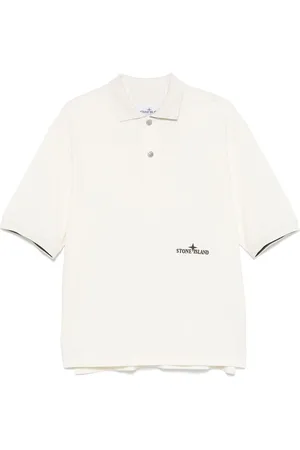 Stone Island Poloshirt mit Logo-Stickerei