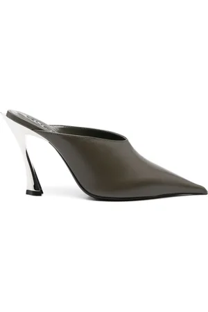 MUGLER Mules aus Nappaleder 105mm