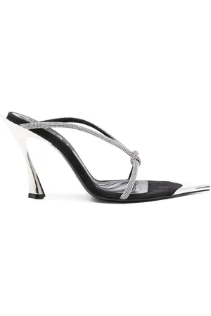 MUGLER Sandalen mit Kristallen 105mm