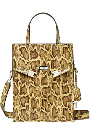 Tory Burch Kleine Lee Radziwill Exotic Tote Bag