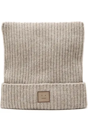 Acne Studios Beanie mit Face-Logo