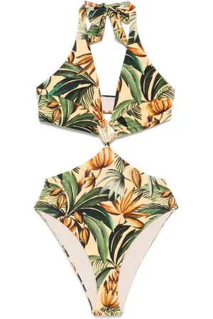 Farm Rio Badeanzug mit botanischem Print