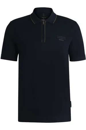 HUGO BOSS Poloshirt mit Reißverschluss