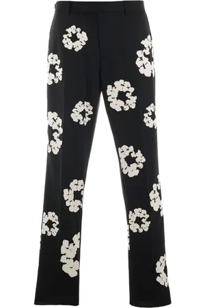 SAINT MXXXXXX Hose mit Wreath-Print