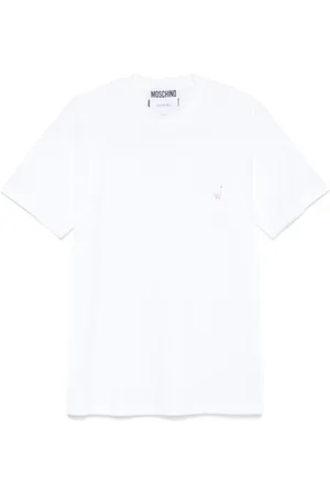 Moschino T-Shirt mit Vogelstickerei