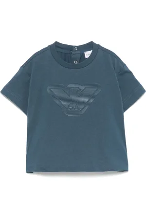 Emporio Armani T-Shirt mit gummiertem Logo