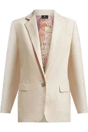 Etro Blazer mit Pegaso-Knöpfen