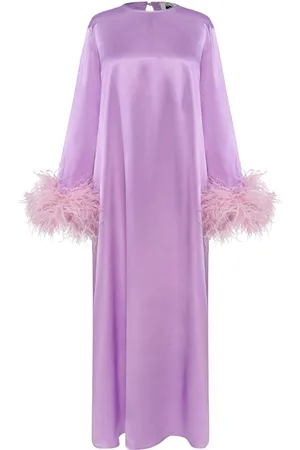Sleeper Kleid mit Federn