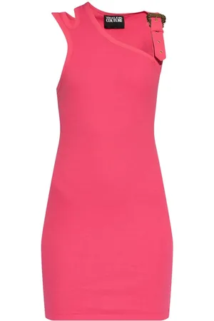 VERSACE Geripptes Minikleid