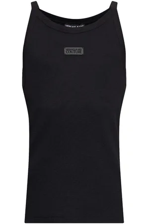 VERSACE Geripptes Trägershirt