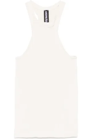 ANDREADAMO Fein geripptes Tanktop