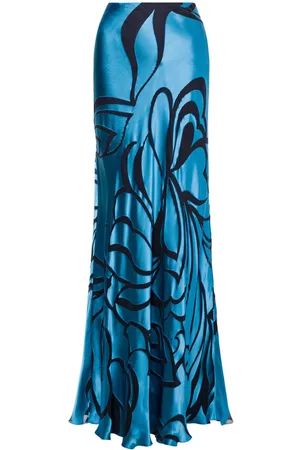 Alberta Ferretti Rock mit Muster