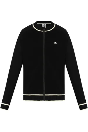 adidas Cardigan mit Logo-Stickerei