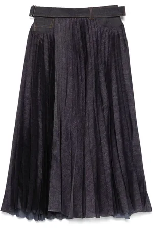 SACAI Plissierter Midirock