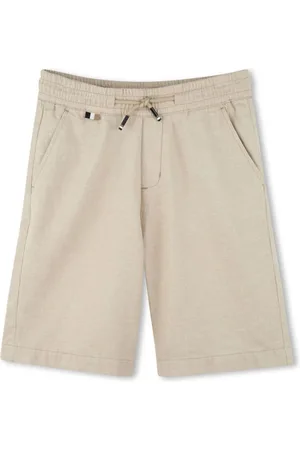 HUGO BOSS Bermudas mit Logo-Stickerei