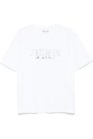 MARTINE ROSE T-Shirt mit Logo-Print