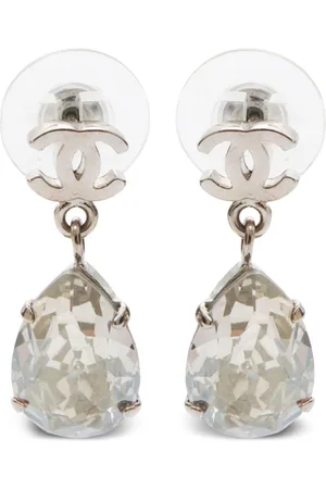 CHANEL 2010 Hängeohrringe mit Strass