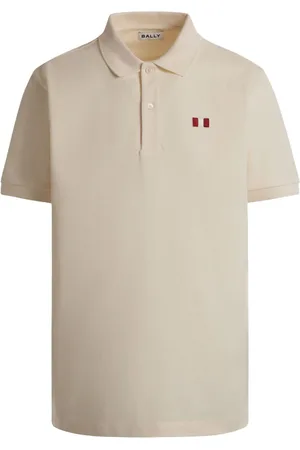 Bally Poloshirt mit Flaggenstickerei