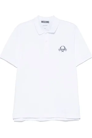 Moschino Poloshirt mit Logo-Stickerei
