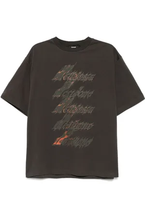 We11 Done T-Shirt mit Logo-Print