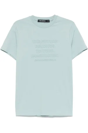 Karl Lagerfeld T-Shirt mit Slogan-Prägung