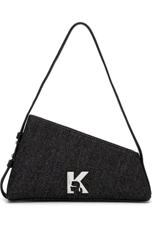 Karl Lagerfeld Geo Schultertasche aus Denim