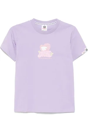 A Bathing Ape T-Shirt mit Logo-Stickerei