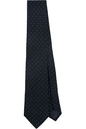Emporio Armani Seidenkrawatte mit Jacquardmuster