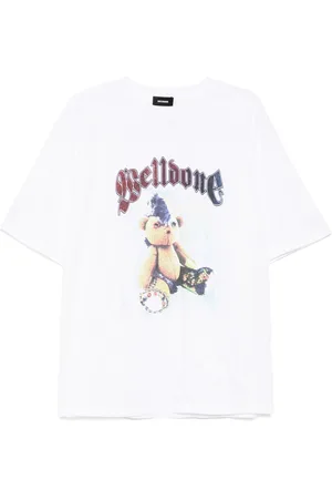 We11 Done T-Shirt mit Logo-Print